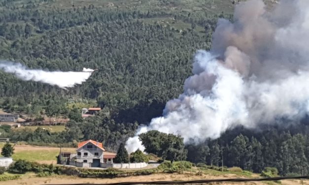 Hasta 7 incendios forestales, todos ellos provocados, en el concello de Cerdedo-Cotobade