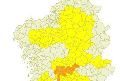 Avisos por ola de calor en ocho comarcas de las cuatro provincias gallegas