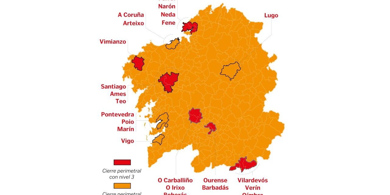La Xunta limita la movilidad en las principales ciudades y algunos concellos próximos